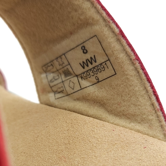 SAS Womens Nudu Adjustable Slide Ruby Cabernet Casual Sandal Size 8 WW - Picture 9 of 10